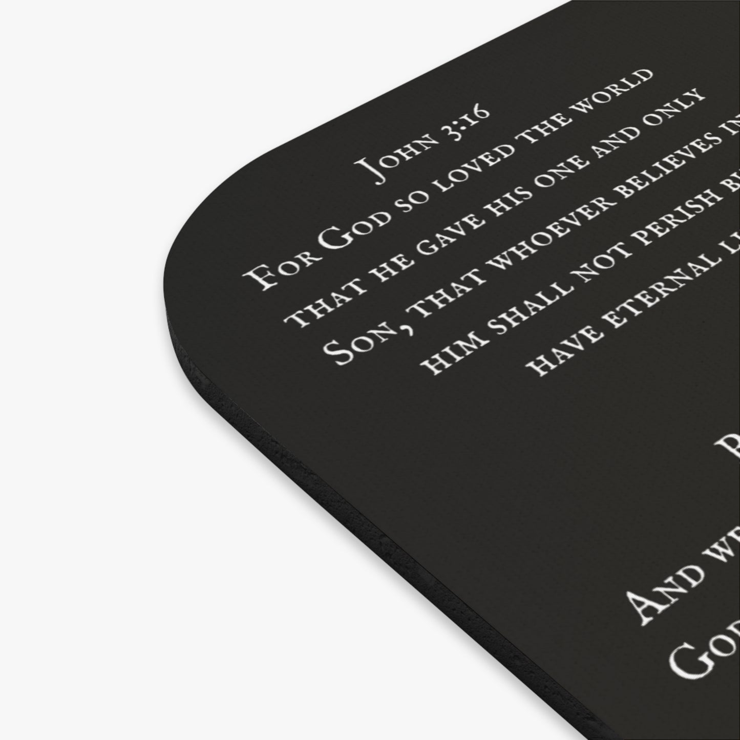 Scriptural Mouse Pad, Jesus Mouse Pad, Bible Mouse Pad, Christian Mouse Pad