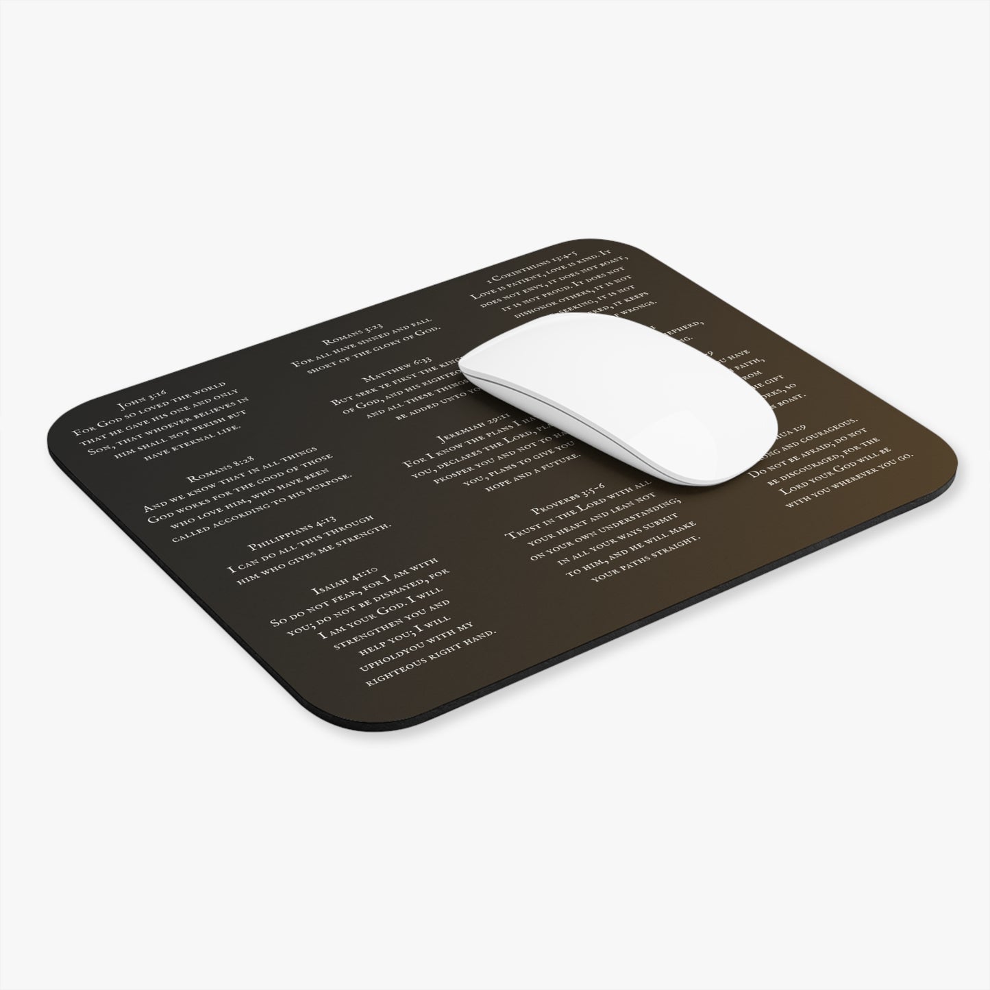 Scriptural Mouse Pad, Jesus Mouse Pad, Bible Mouse Pad, Christian Mouse Pad