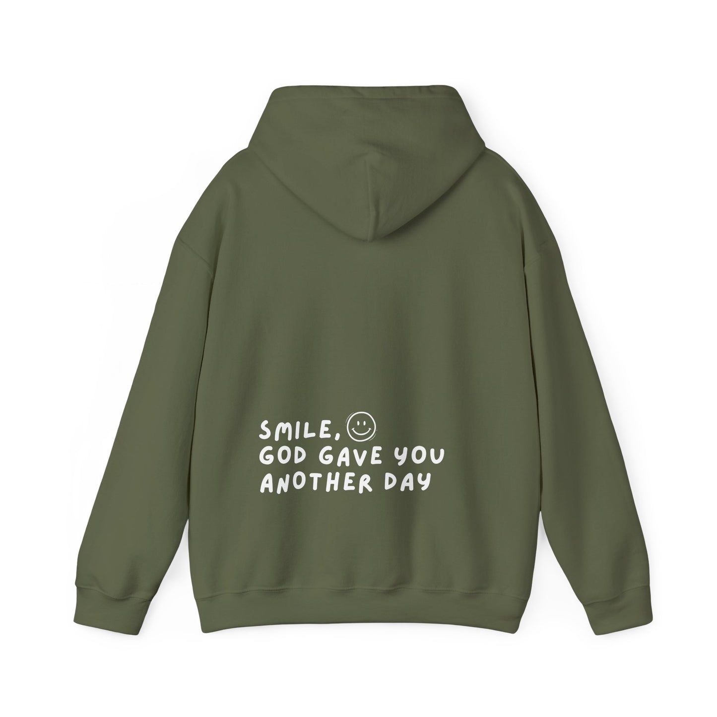 Smile God Gave You Another Day Hoodie, God Hoodie, Christian Hoodie, Gospel Hoodie, Jesus Hoodie, Christian apparel, Inspirational Hoodie, Smile Hoodie