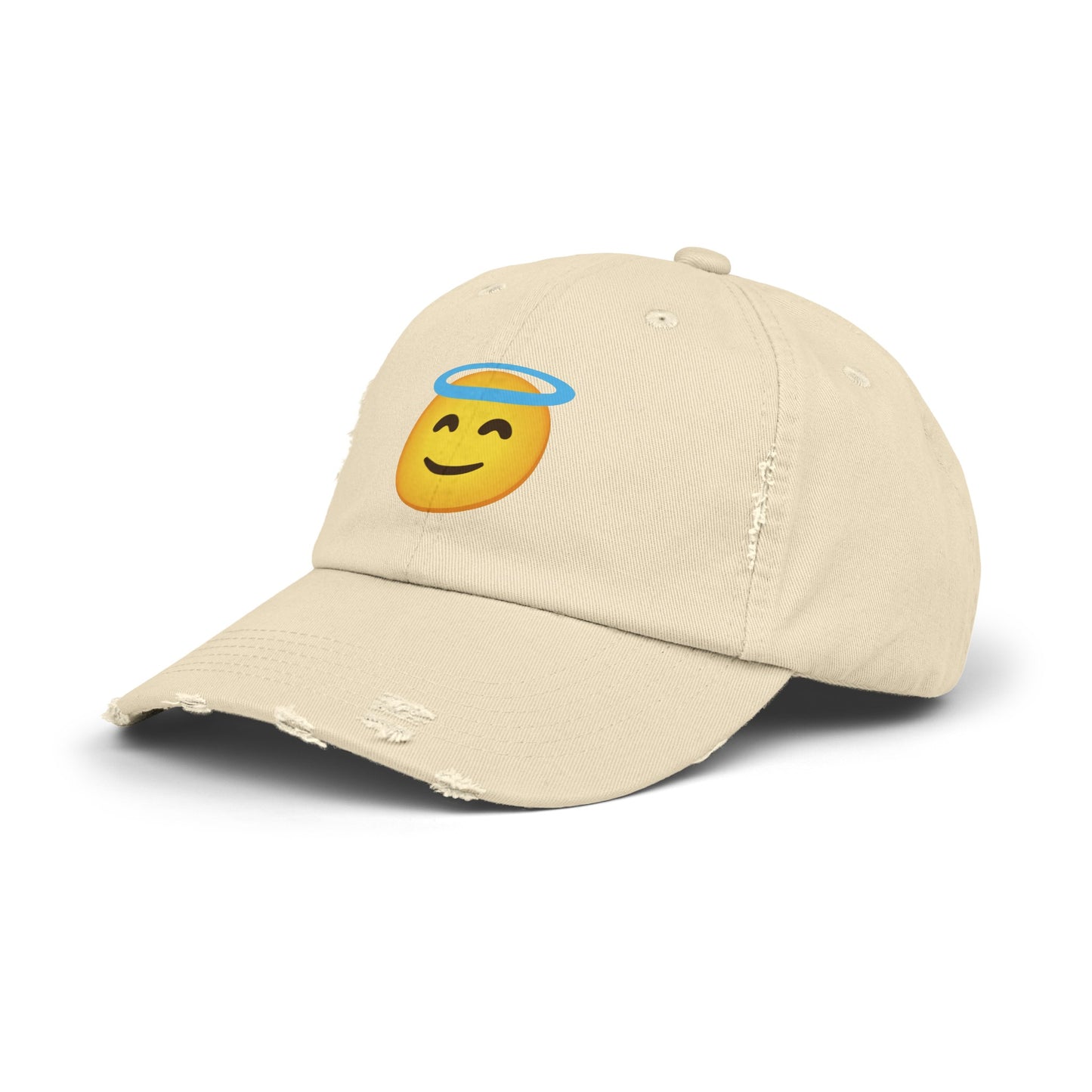 Unisex Angel Emoji Hat, Christian Hat, Jesus Hat, Christian Apparel