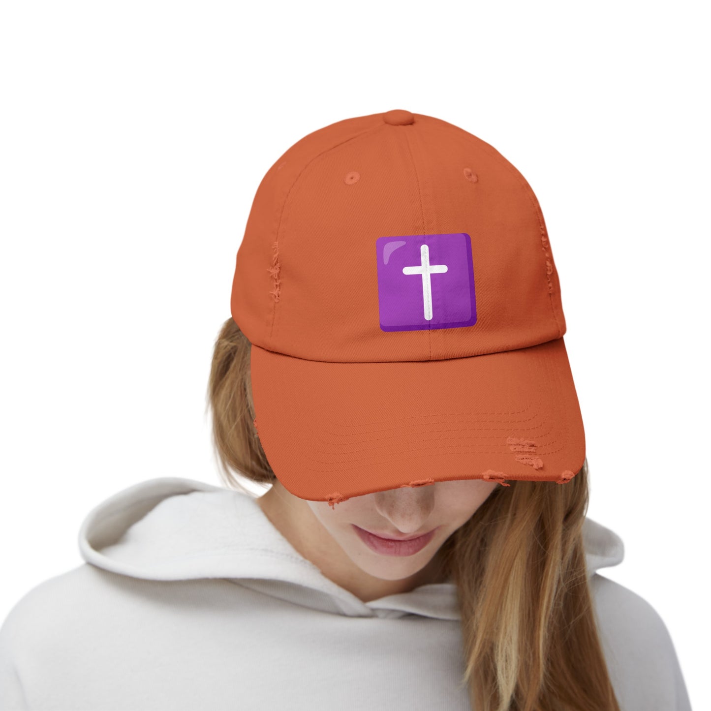 Unisex Cross emoji hat, Christian hat, Jesus hat, Cross hat, Christian apparel