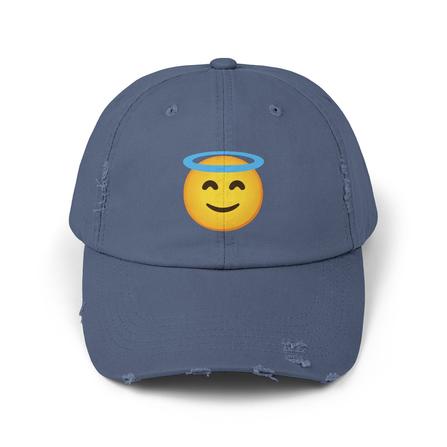 Unisex Angel Emoji Hat, Christian Hat, Jesus Hat, Christian Apparel