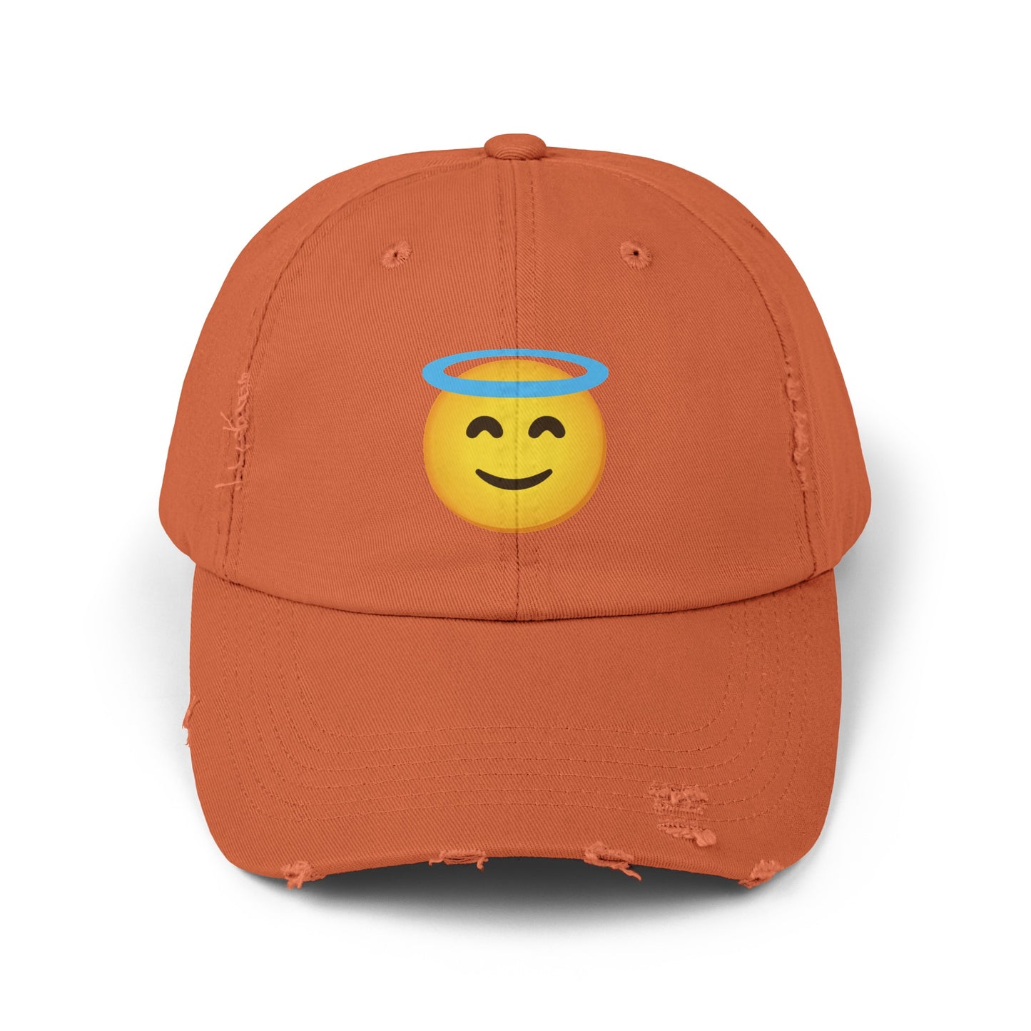 Unisex Angel Emoji Hat, Christian Hat, Jesus Hat, Christian Apparel