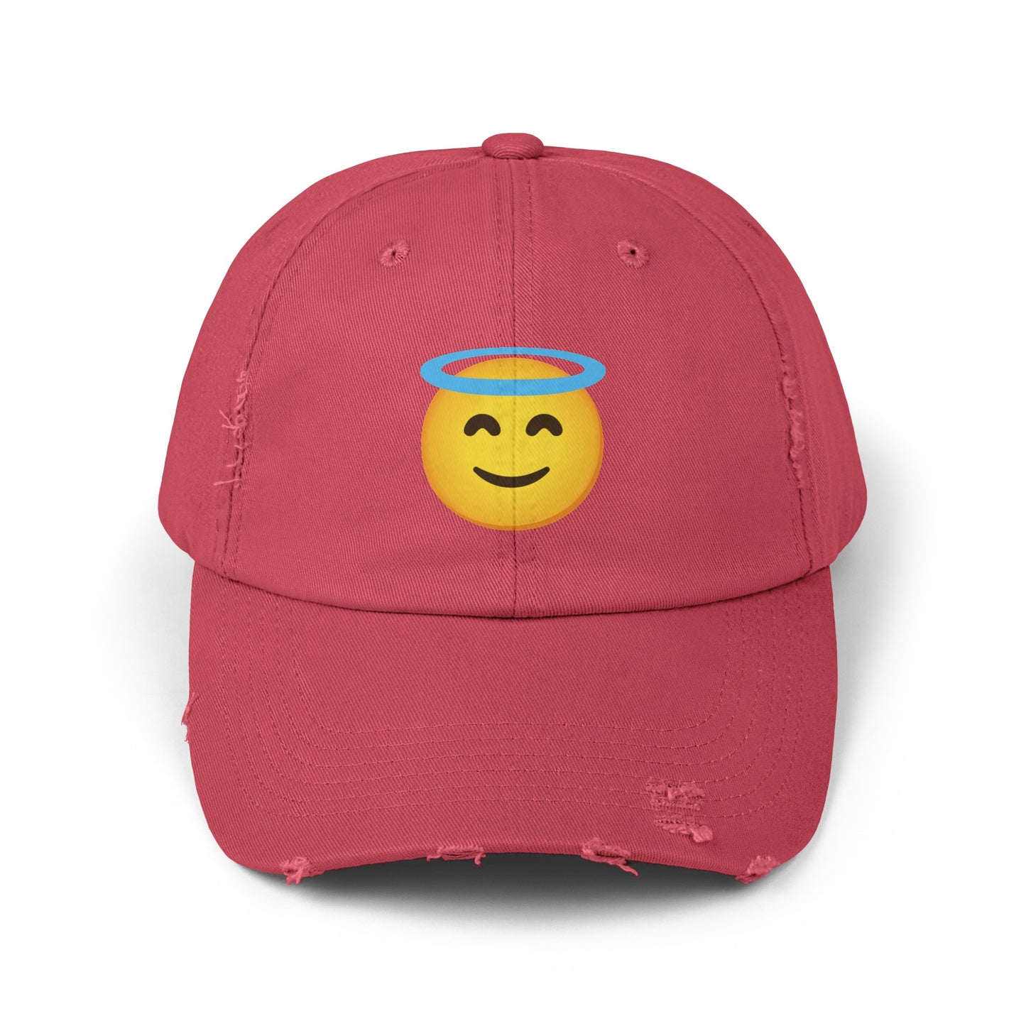 Unisex Angel Emoji Hat, Christian Hat, Jesus Hat, Christian Apparel