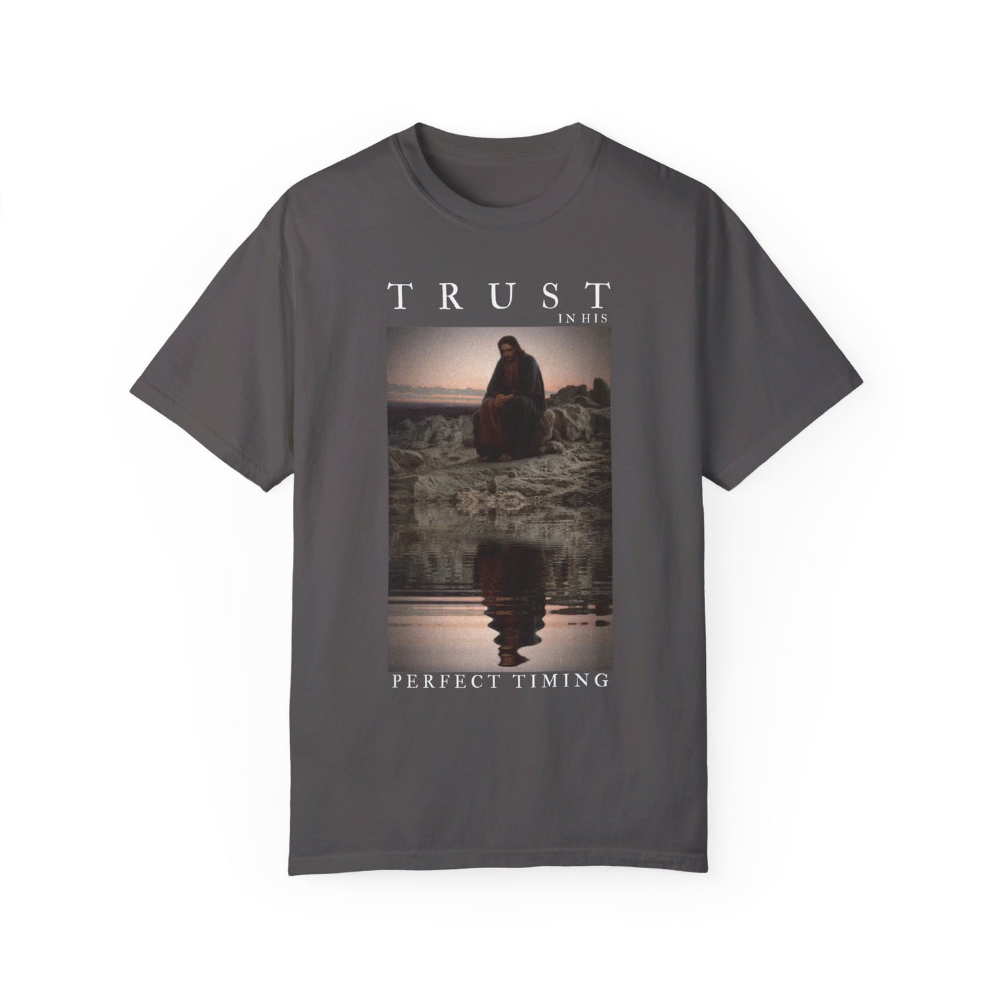 Christian Unisex "Trust In His Perfect Timing" T-shirt