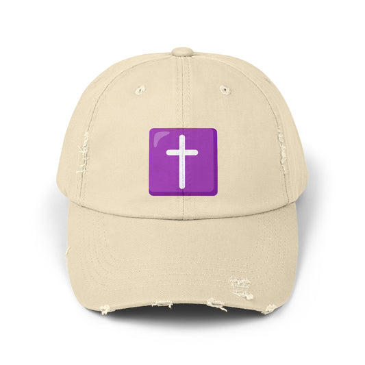 Unisex Cross emoji hat, Christian hat, Jesus hat, Cross hat, Christian apparel