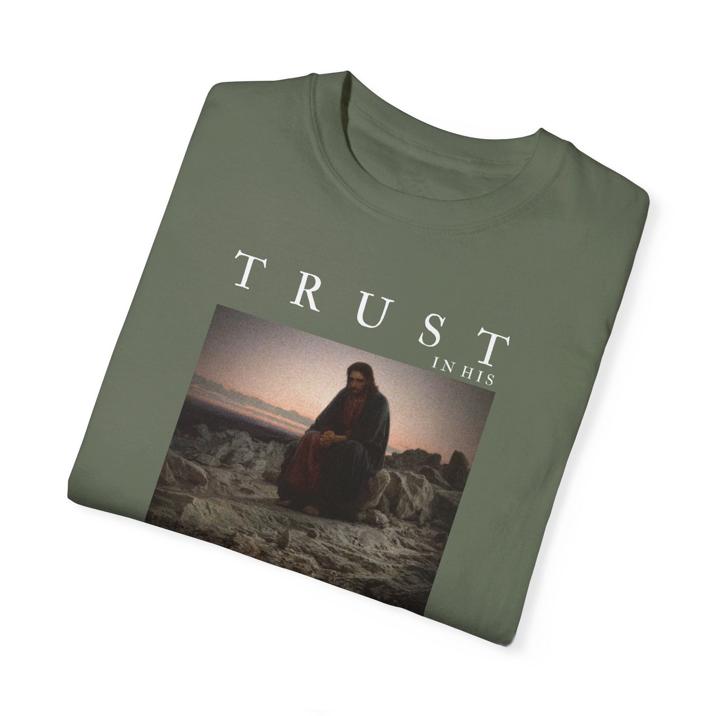 Christian Unisex "Trust In His Perfect Timing" T-shirt