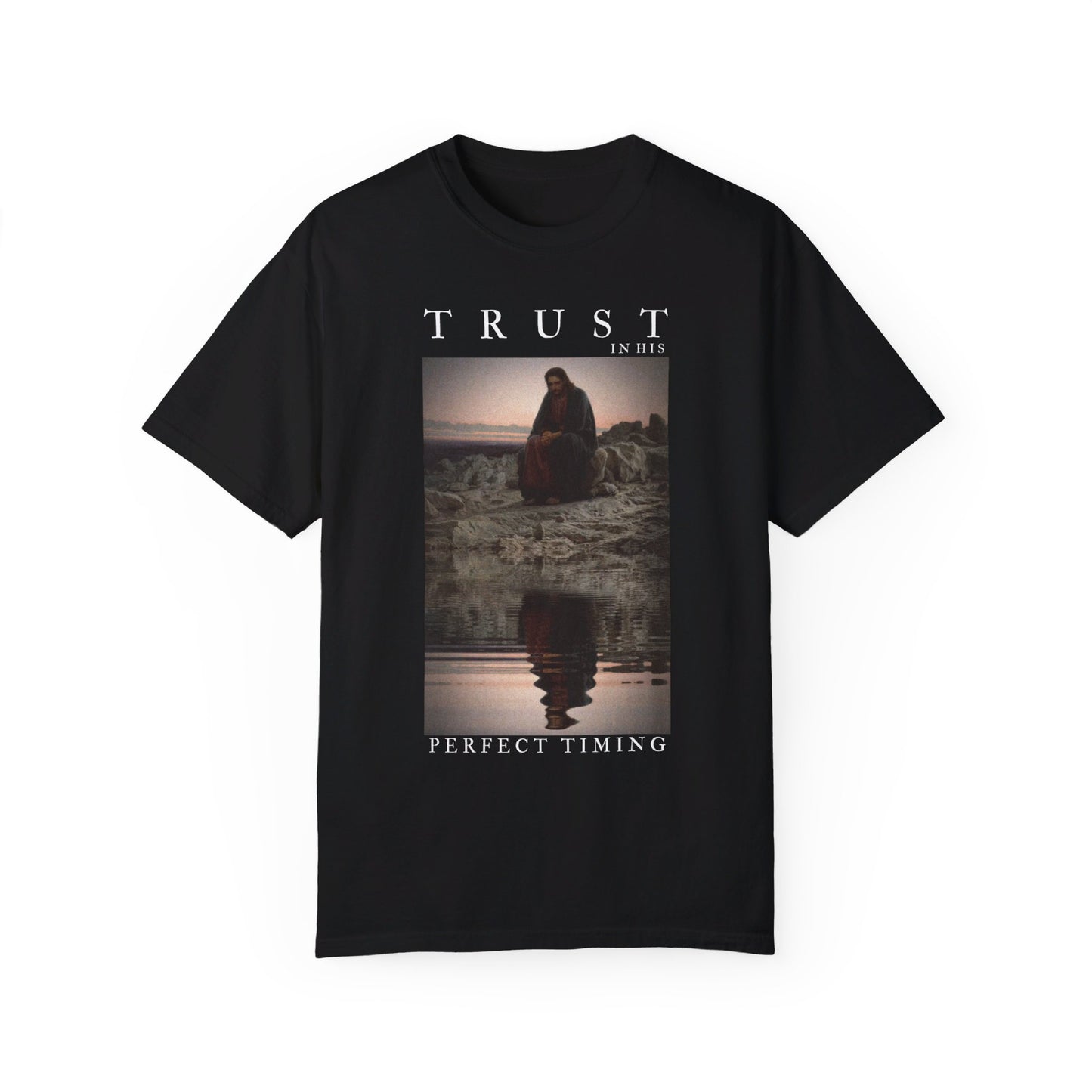 Christian Unisex "Trust In His Perfect Timing" T-shirt