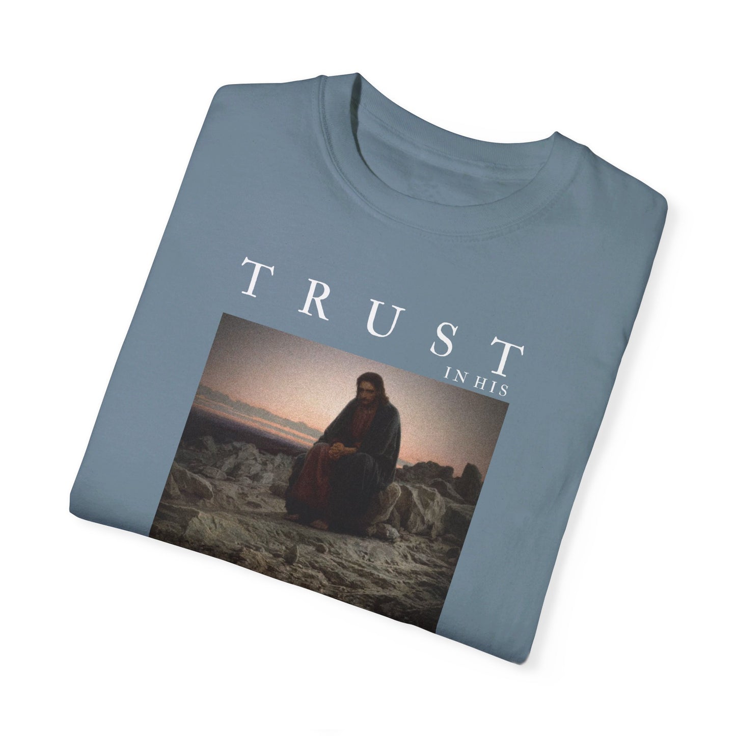 Christian Unisex "Trust In His Perfect Timing" T-shirt