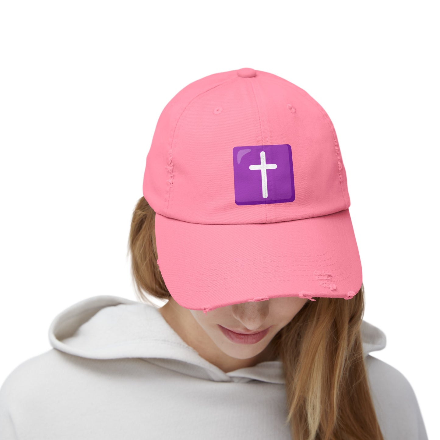 Unisex Cross emoji hat, Christian hat, Jesus hat, Cross hat, Christian apparel