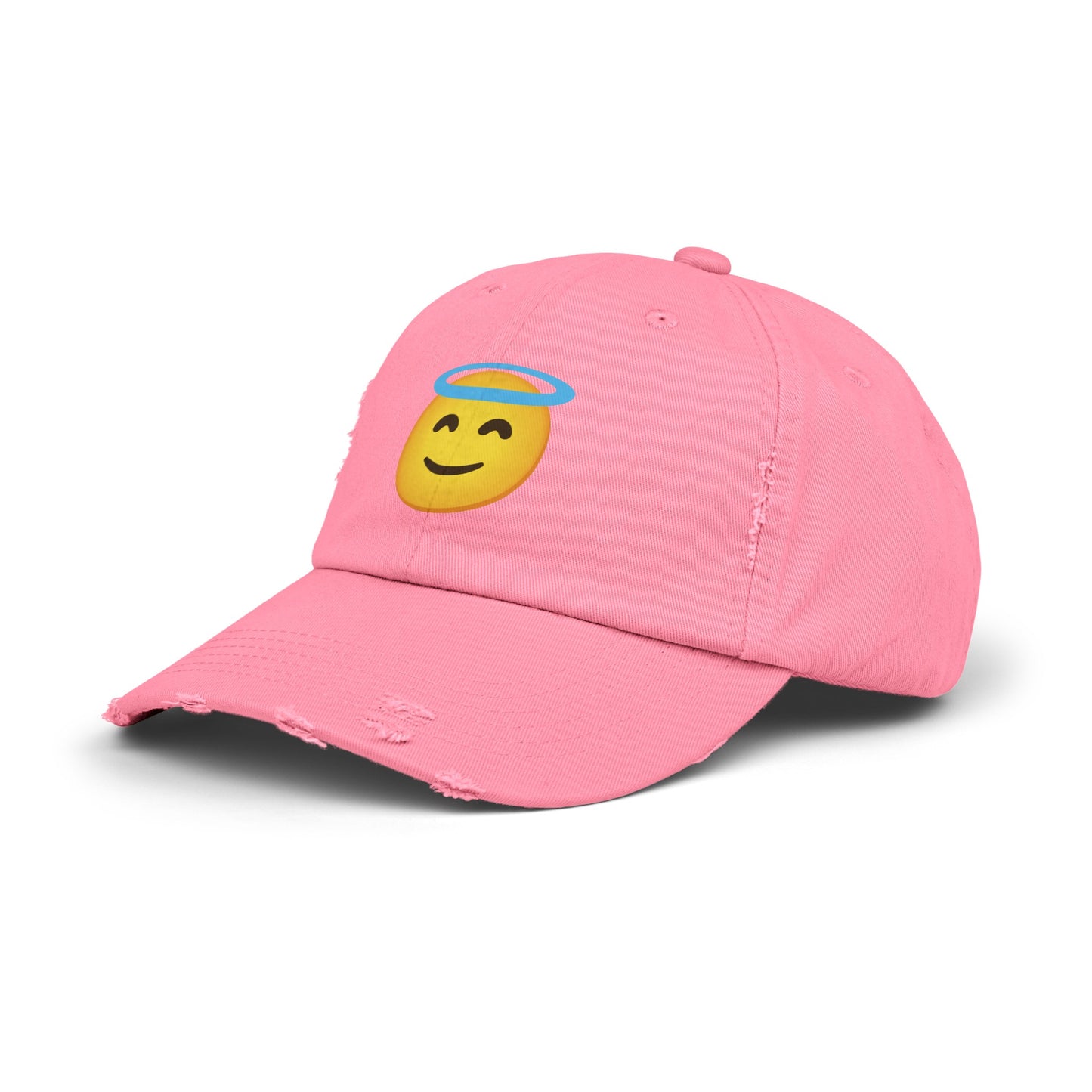 Unisex Angel Emoji Hat, Christian Hat, Jesus Hat, Christian Apparel