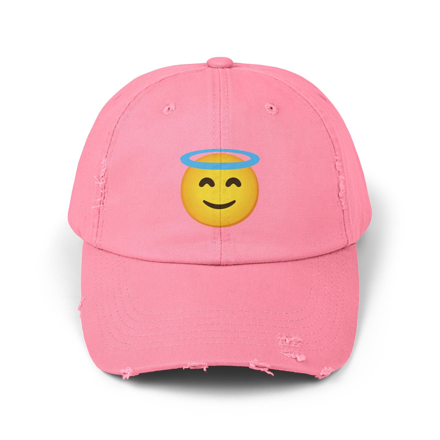 Unisex Angel Emoji Hat, Christian Hat, Jesus Hat, Christian Apparel